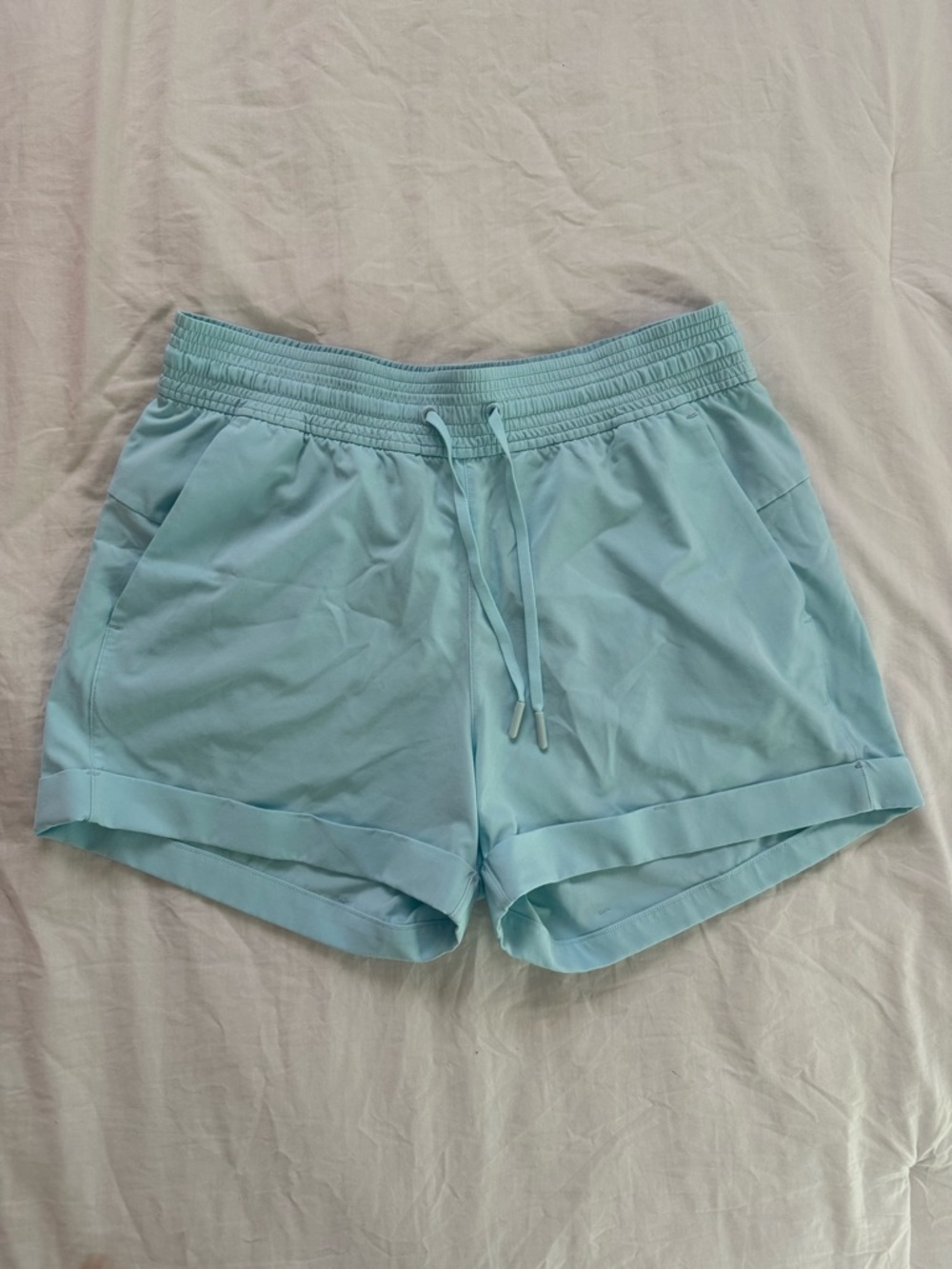 lululemon athletica Pale Blue Women's Athletic Shorts